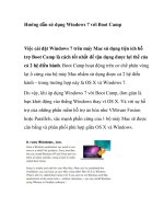 hướng dẫn sử dụng windows 7 với boot camp