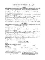 Đề kiểm tra 15'''' đại 8(chg IV)