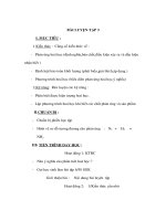 Hoá học 8 - BÀI LUYỆN TẬP 3 docx