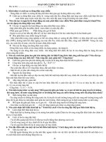 de cuong on tap li 9 ki 2 nam hoc 2009-2010