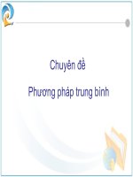 Giải nhanh bài toán hóa học - Phương pháp trung bình ppt