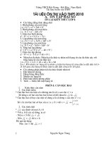 on thi vao thpt co he thong li thuyet