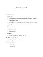 Sinh học 7 - Cây phát sinh giới động vật docx