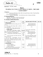 Giao an the duc cac khoi Tuan 31 CKTKN 2010