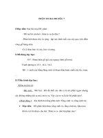 Giáo án Sinh học 6 - THÂN TO RA DO ĐÂU ? doc