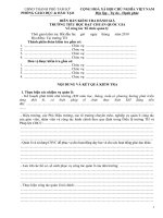 BB kiểm tra trường chuẩn QG sau 5 năm