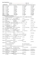 bài tập ôn lớp 11