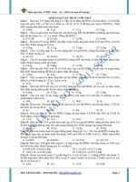 Bài tập Hóa 12 - Kim loại tác dụng với Acid pdf