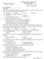 de thi & DA TN PTTH 12 mon hoa