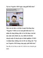 tại sao negative seo ngày càng phổ biến hơn