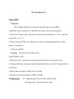 Hoá học 8 - ÔN TẬP HỌC KÌ I pptx