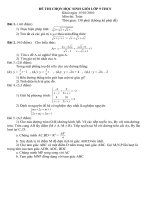 Đề thi hsg toán Huyện An Lão