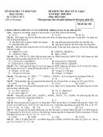 đề thi học kỳ 2 có đáp án