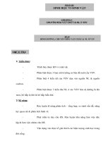 Giáo án Sinh học 10 nâng cao - SINH HỌC VI SINH VẬT - CHUYỂN HÓA VẬT CHẤT & NL Ở VSV - DINH DƯỠNG, CHUYỂN HÓA VẬT CHẤT & NL Ở VSV pdf