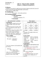 Giáo án Anh 7-HKII