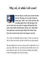 Mẹ ơi, ở nhà với con! potx
