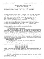 báo cao thu hoach tốt nghiệp