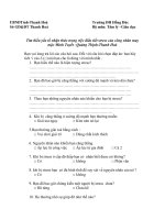 Đề kiểm tra bộ môn Tâm lý - giáo dục ppt