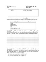 kiểm tra văn tiết 155