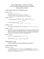 Đề ôn thi ĐH, CĐ 2010- Theo cấu trúc của Bộ GDĐT