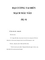 ĐẠI CƯƠNG TAI BIẾN MẠCH MÁU NÃO (Kỳ 4) ppt