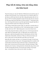 Phục hồi di chứng viêm não bằng châm cứu bấm huyệt doc