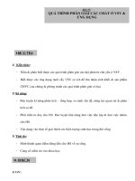 Giáo án Sinh học 10 nâng cao - QUÁ TRÌNH PHÂN GIẢI CÁC CHẤT Ở VSV & ỨNG DỤNG pptx