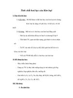 Tài liệu hoá 9 - Tính chất hoá học của Kim loại docx