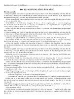 Ôn thi TN và ĐH chương SÓNG ÁNH SÁNG