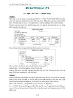 bài tập tin quản lý 2- quản lý bán hàng