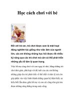 Học cách chơi với bé pdf