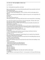 CÂU HỎI GỢI Ý ÔN TẬP KHỐI 11 NÂNG CAO