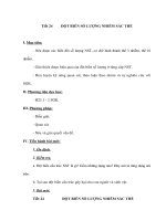 Tài liệu Sinh học 9 - ĐỘT BIẾN SỐ LƯỢNG NHIỄM SẮC THỂ pptx