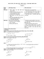 Đề cương ôn tập toán 12 ( ban cơ bản)