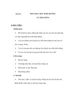 Sinh học 8 - HẤP THỤ CHẤT DINH DƯỠNG VÀ THẢI PHÂN pptx