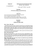 NGHỊ ĐỊNH - Về thi hành Luật Bảo vệ và phát triển rừng pps