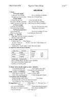 đề cương ôn tập lớp 7