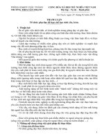 Tổ chức phụ đạo để hạn chế học sinh yếu, kém