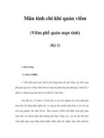 Mãn tính chi khí quản viêm (Viêm phế quản mạn tính) (Kỳ 1) pdf