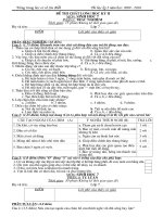 ĐỀ THI+ĐA CỰC HAY SINH 7 (2010)