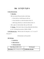 Giáo án Hoá 8 - Bài LUYỆN TẬP 4 docx