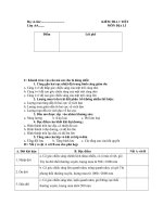 Đề KT 45'''' HK II Địa