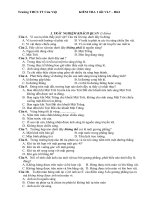 đề kiểm tra 1 tiết VL7 học kì 1; 2