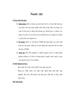 Giáo án Hoá 8 - Nước (tt) ppsx
