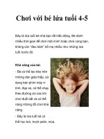 Chơi với bé lứa tuổi 4-5 pot