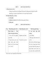 Tài liệu Sinh học 9 - BÀI TẬP CHƯƠNG 1 pot