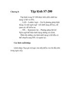 xây dựng các bài thực tập khí nén kết hợp điều khiển bằng PLC, chương 8 ppsx