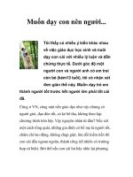 Muốn dạy con nên người... ppsx