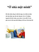 “Ở nhà một mình” pptx