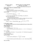 ĐẾ ĐÁP KT HỌC KỲ 1 NĂM 09 QUẢNG NAM